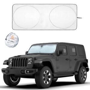 Jeep Windshield Sunshade X-Small (60"x21") | EcoNour UV Protection